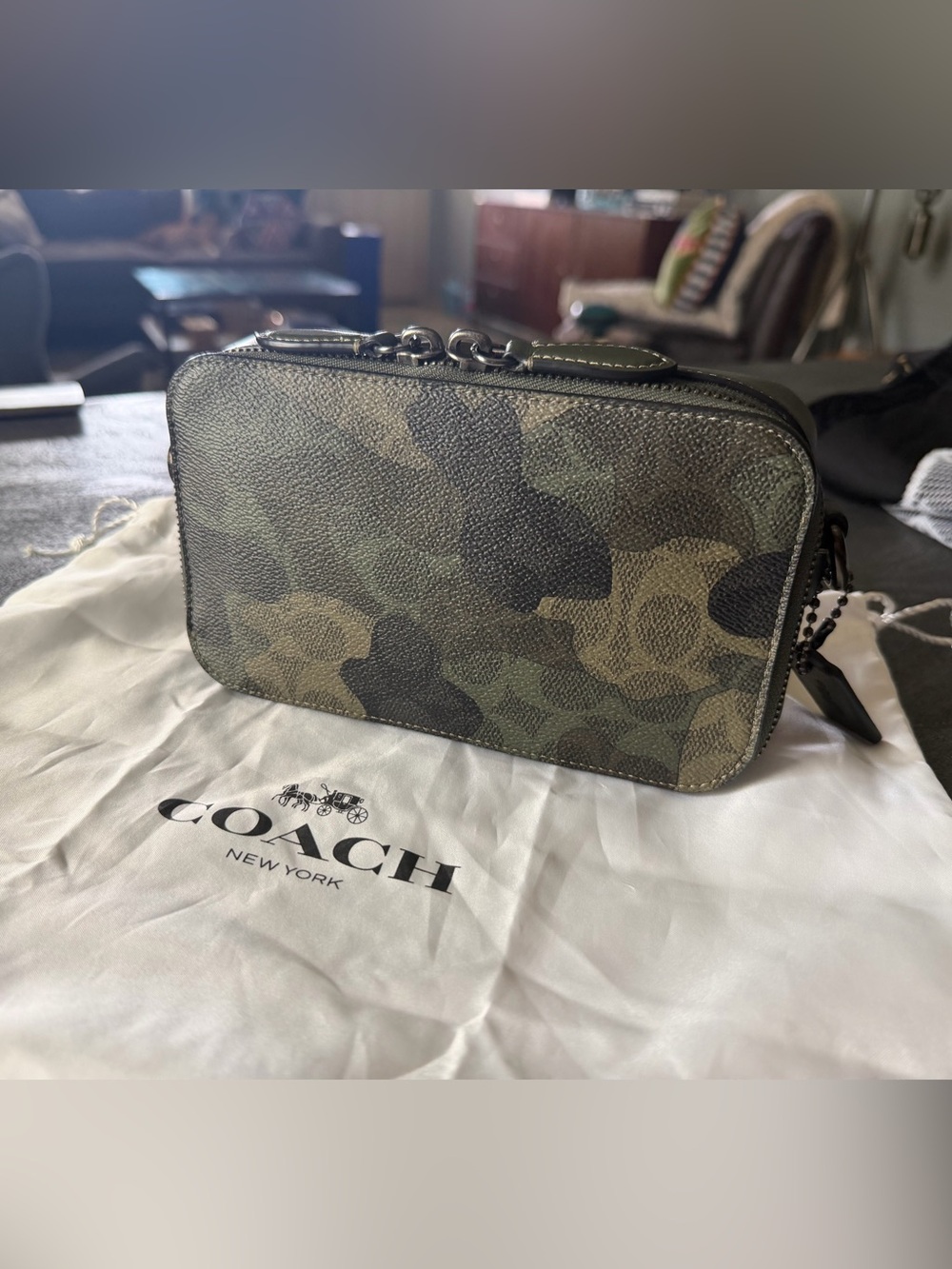 COACH Charter Slim Crossbody Bag in Signature Camo Print